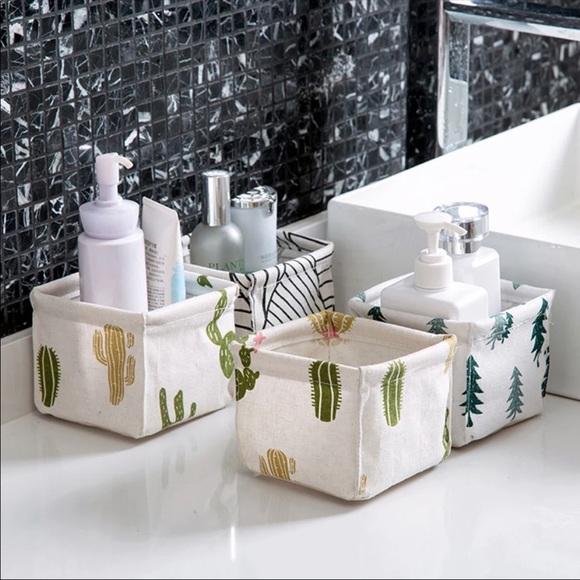 Cotton and Linen 2 PCS Storage BASKET ORGANIZER - Picture 2 of 10